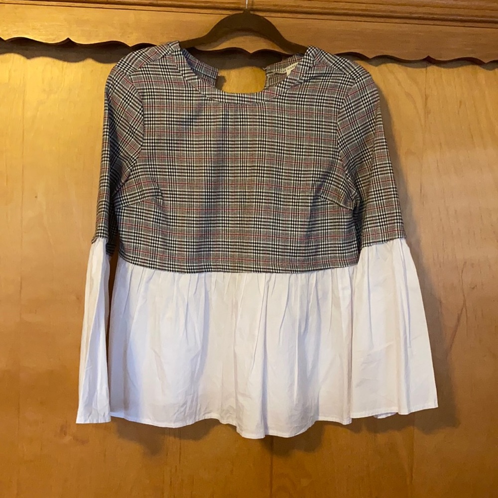 After market peplum blouse